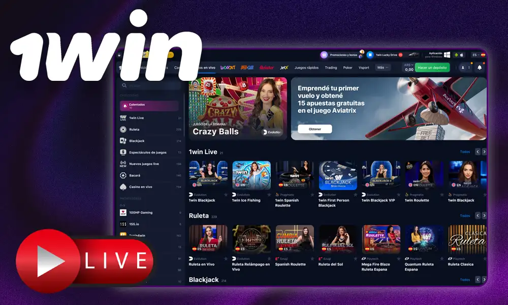 1Win Casino en Vivo