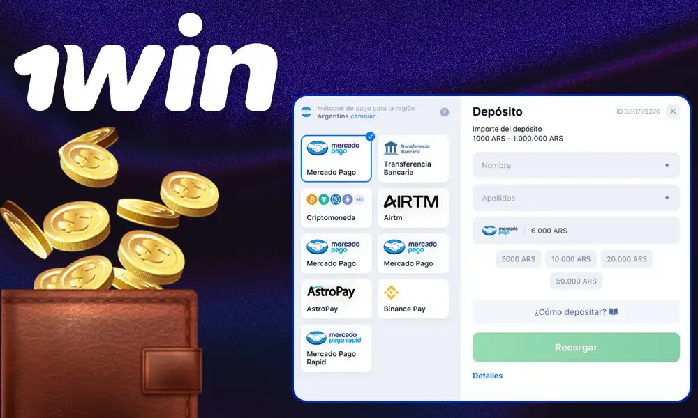 Comparación de los métodos de pago en 1Win Argentina